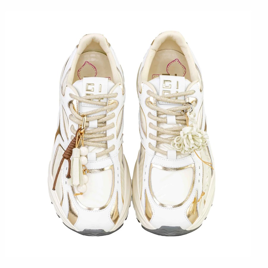 Gio+ white gold combi sneaker Dalia 13