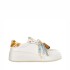 Gio+ sneaker vitello combi latte mucca Oliva 02A