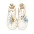 Gio+ sneaker calfskin combi cow's milk Olive 02A