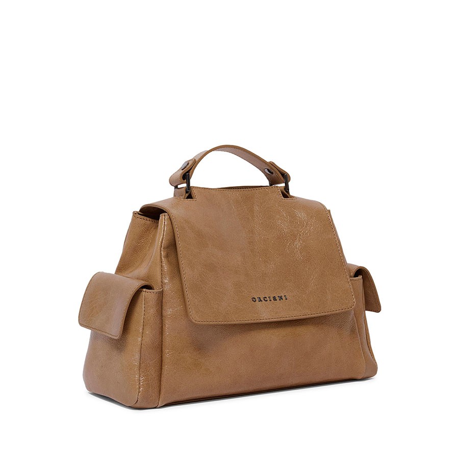 ORCIANI Borsa Sveva Stark Small a mano in pelle con tracolla