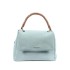 ORCIANI Sveva Peach Flowers Midi suede shoulder bag with shoulder strap