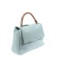 ORCIANI Borsa Sveva Peach Flowers Midi a spalla in suede con tracolla