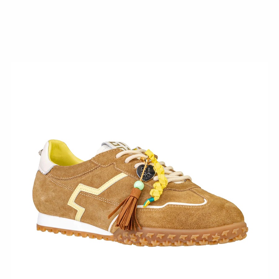 Gio+ sneaker combi brown Cielo07