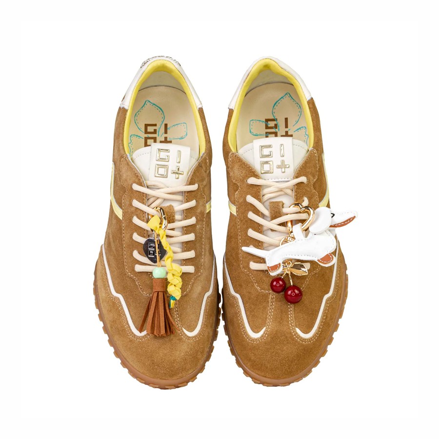 Gio+ sneaker combi brown Cielo07