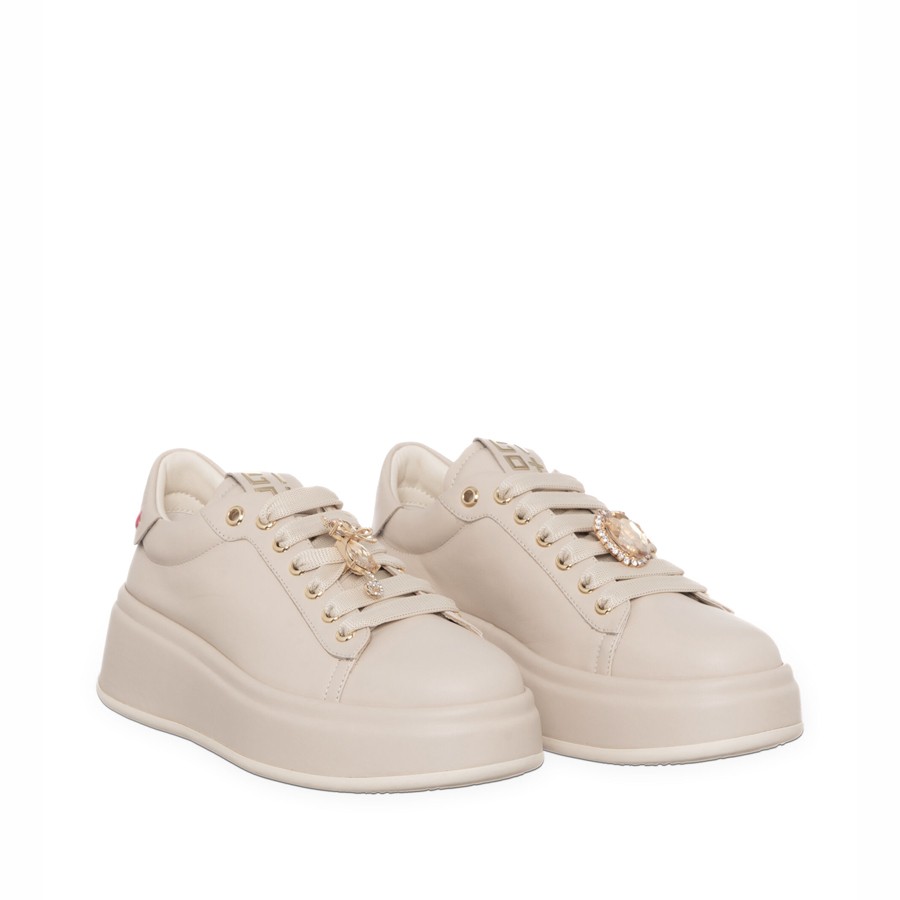 Gio+ combi cream sneaker cat Olivia 18A