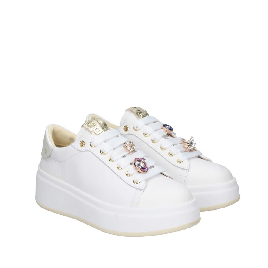 Gio+ combi white sneaker Olivia 06A