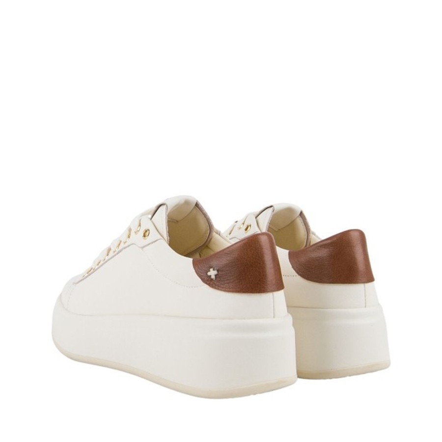 Gio+ sneaker combi latte caramello Olivia 04A