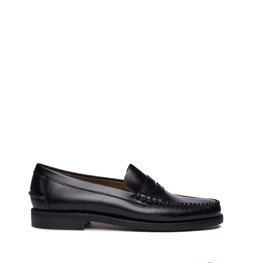 SEBAGO women's Classic DAN moccasin in black leather