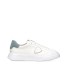 Philippe Model TEMPLE sneakers in white/blue leather