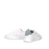 Philippe Model TEMPLE sneakers in white/blue leather