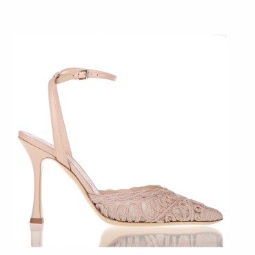 Ninalilou sandalo slingback rete Amy 90 Sheel