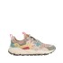 Flower mountain Yamano 3 woman suede nylon Leo Sage Pink Yellow