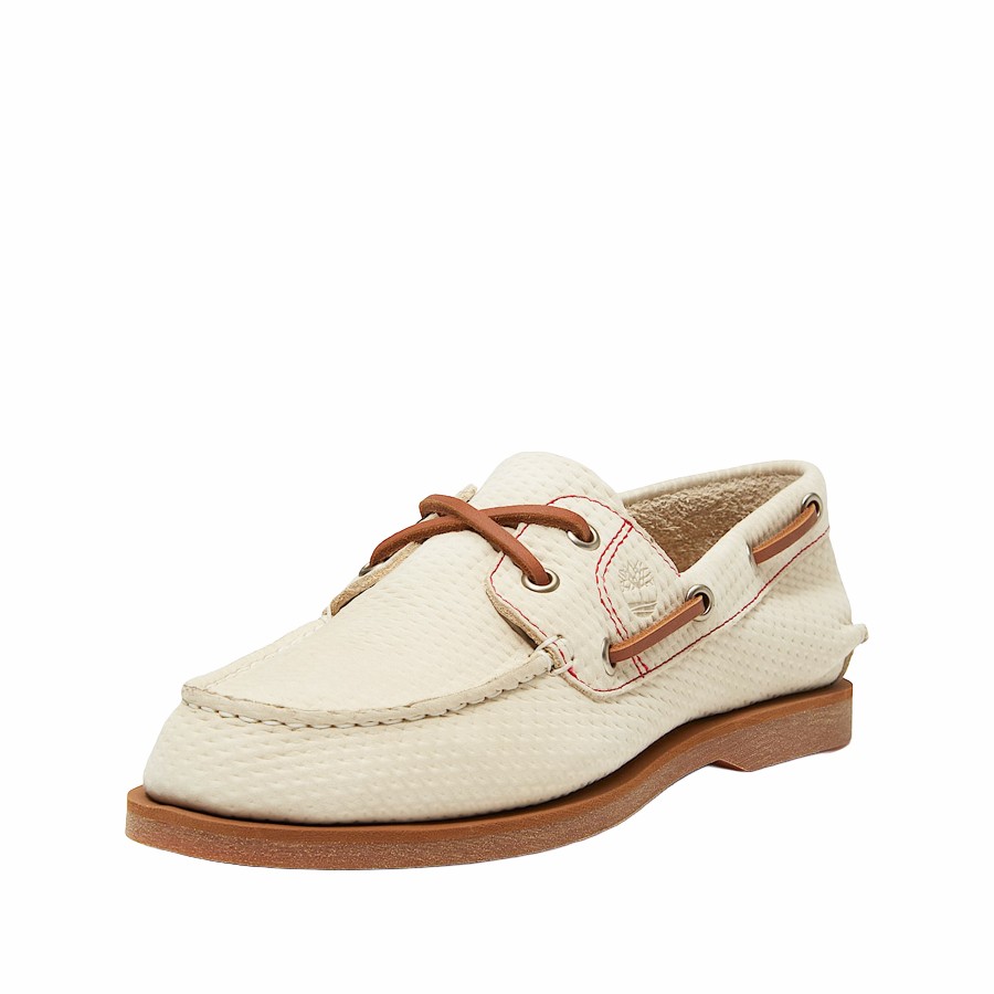 Timberland Women's Classic Boat Shoe Light Beige