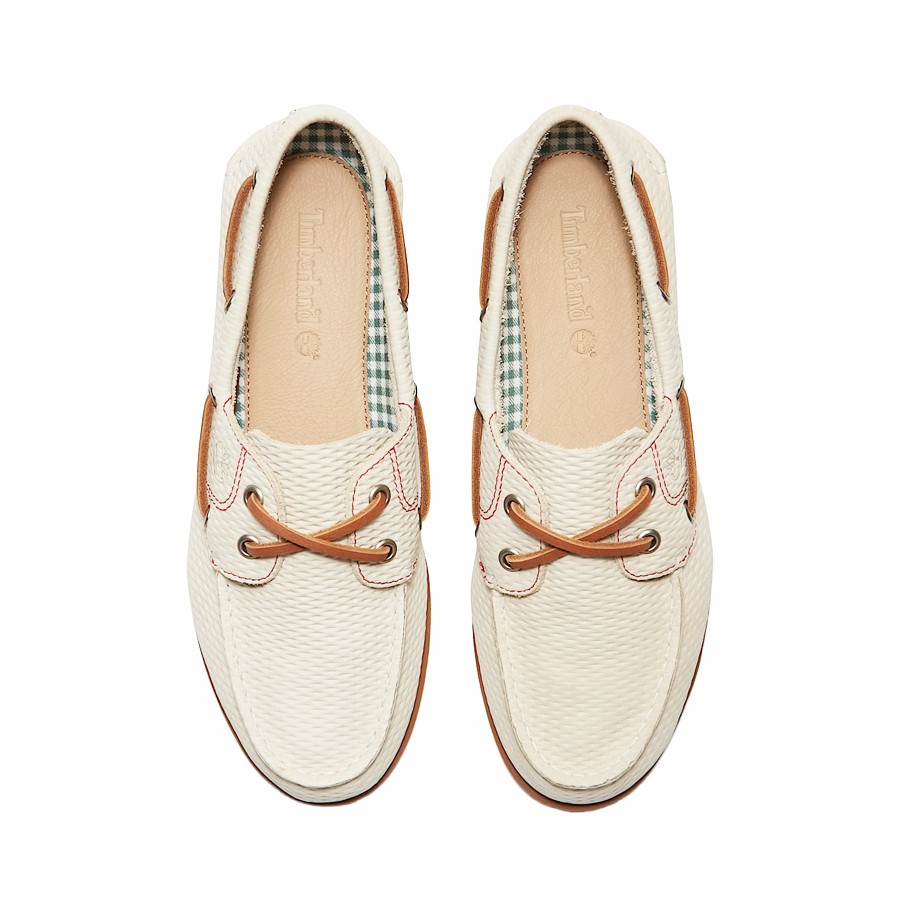 Timberland Women's Classic Boat Shoe Light Beige