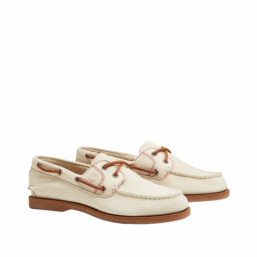 Timberland Scarpa donna Barca Classic beige chiaro