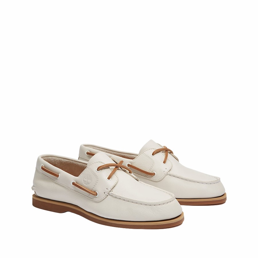 Timberland Women's Classic Boat Shoe White