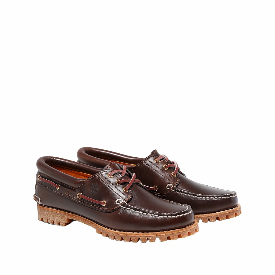 Timberland Women's Authentic Boat Shoe Brown