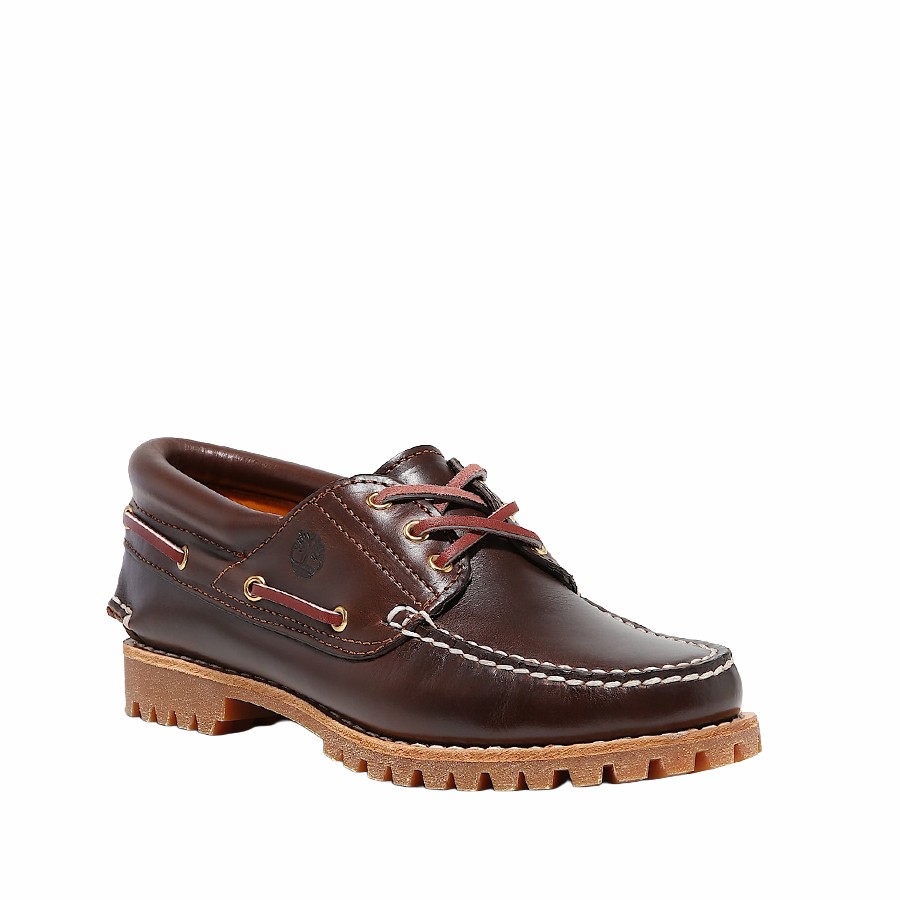 Timberland Women's Authentic Boat Shoe Brown