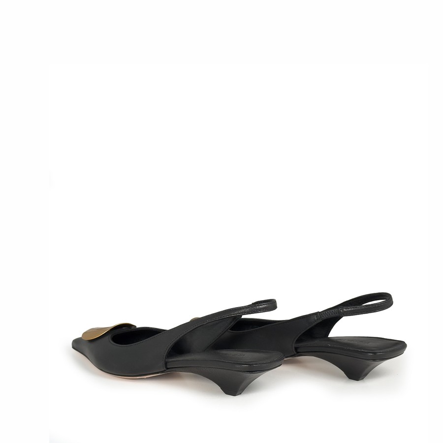 Vicmatiè slingback K20 Kitty Chanel nero