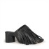Vicmatiè K16 Drop black nappa mule sandal