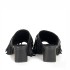Vicmatiè K16 Drop black nappa mule sandal