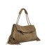 ORCIANI Bag Venus Peach Fringe Medium shoulder to shoulder in suede