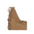 ORCIANI Hobo bag Peach Fringe large shoulder to the shoulder in suede