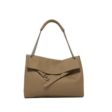 ORCIANI Borsa Venus Soft Midi a spalla in pelle martellata