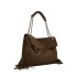 ORCIANI Bag Venus Peach Fringe Medium shoulder to shoulder in suede