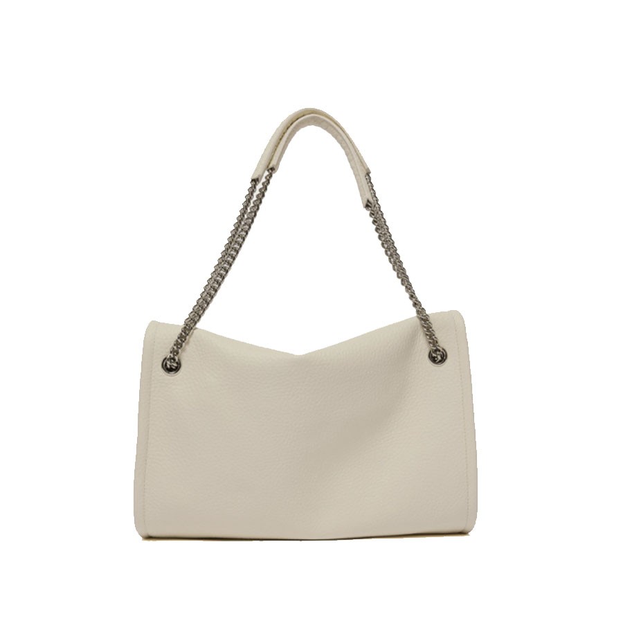 ORCIANI Borsa Venus Soft Midi a spalla in pelle martellata