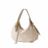 Borbonese borsa Hobo Prive small white cotton