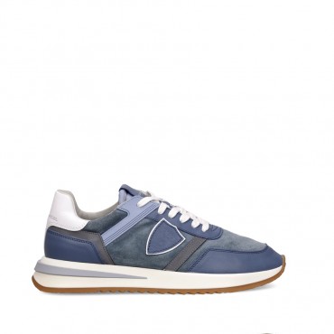 PHILIPPE MODEL Men's Sneakers Tropez 2.1 Blue Avio