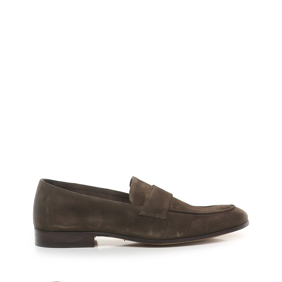 CERBERO men's smooth suede moccasin