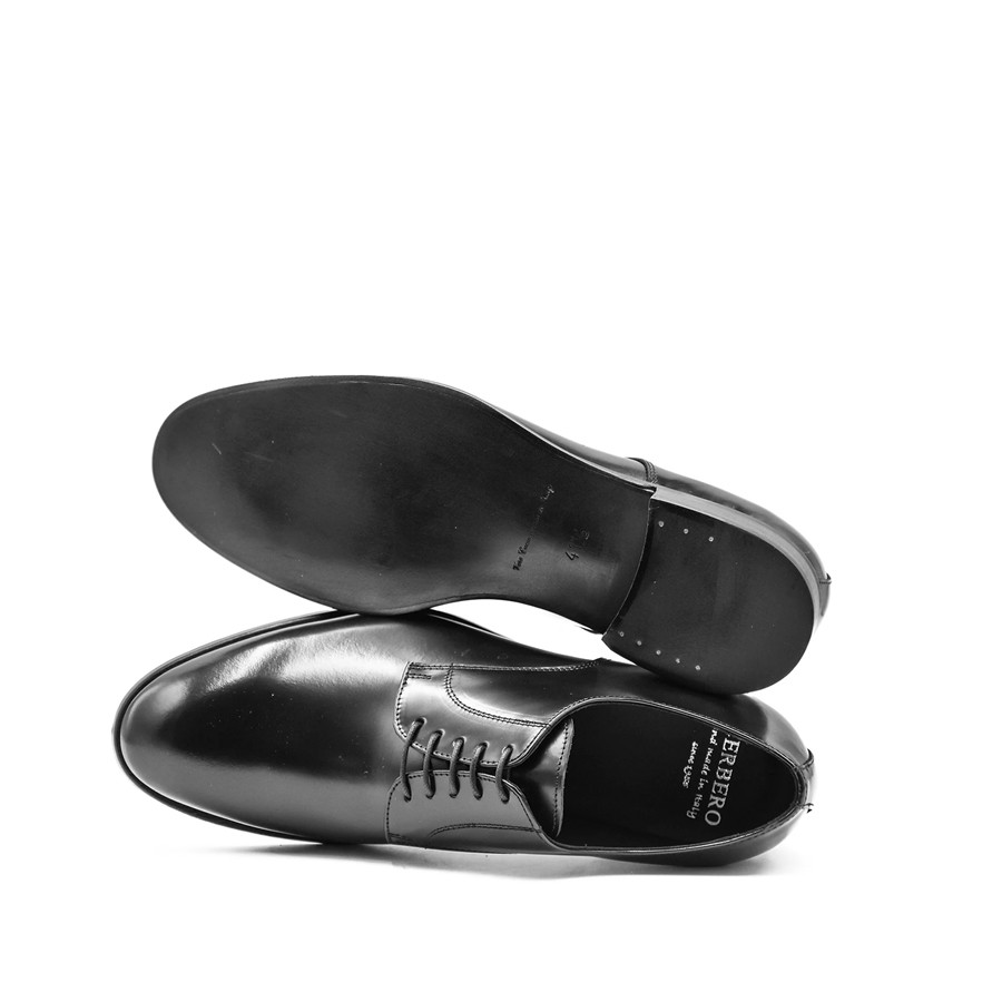 CERBERO scarpa allacciata derby in pelle nero