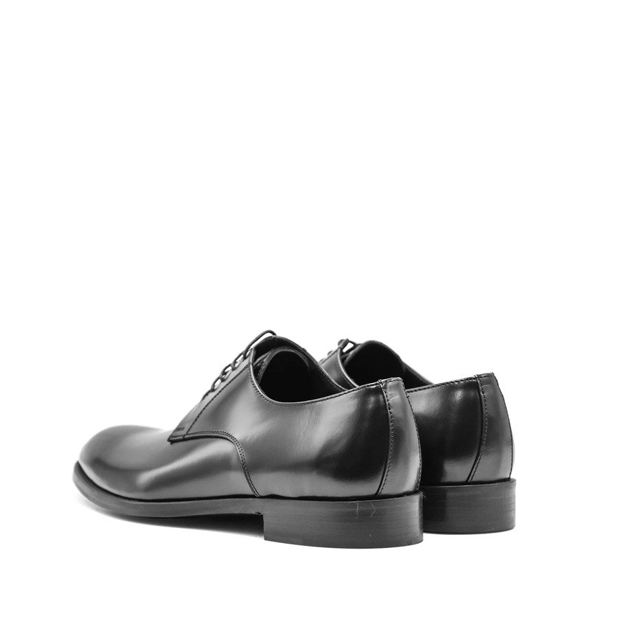 CERBERO scarpa allacciata derby in pelle nero