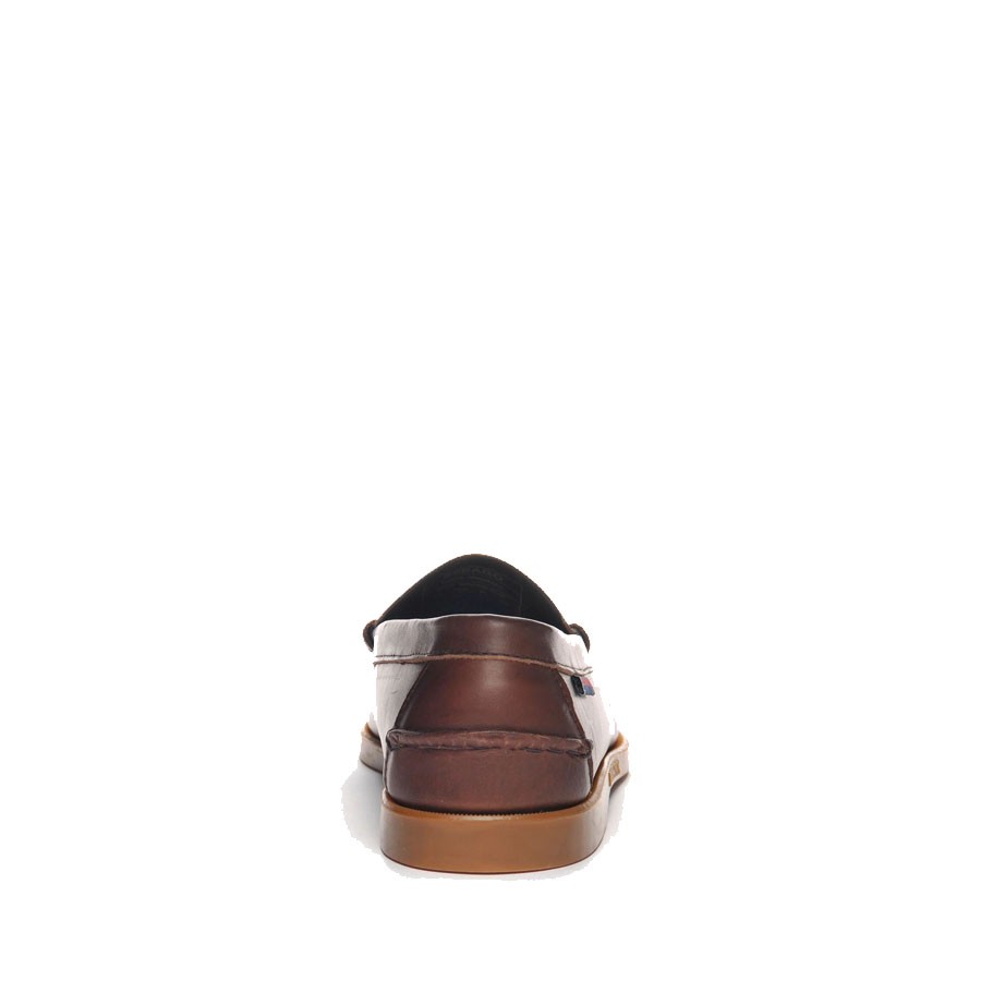 SEBAGO DOLPHIN WAXED TOTAL DK BROWN