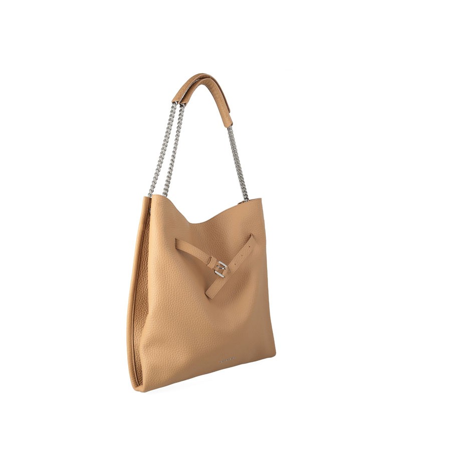 ORCIANI Venus Hobo Soft shoulder bag in hammered leather