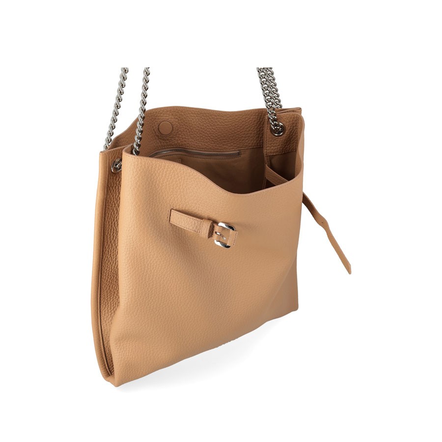 ORCIANI Venus Hobo Soft shoulder bag in hammered leather