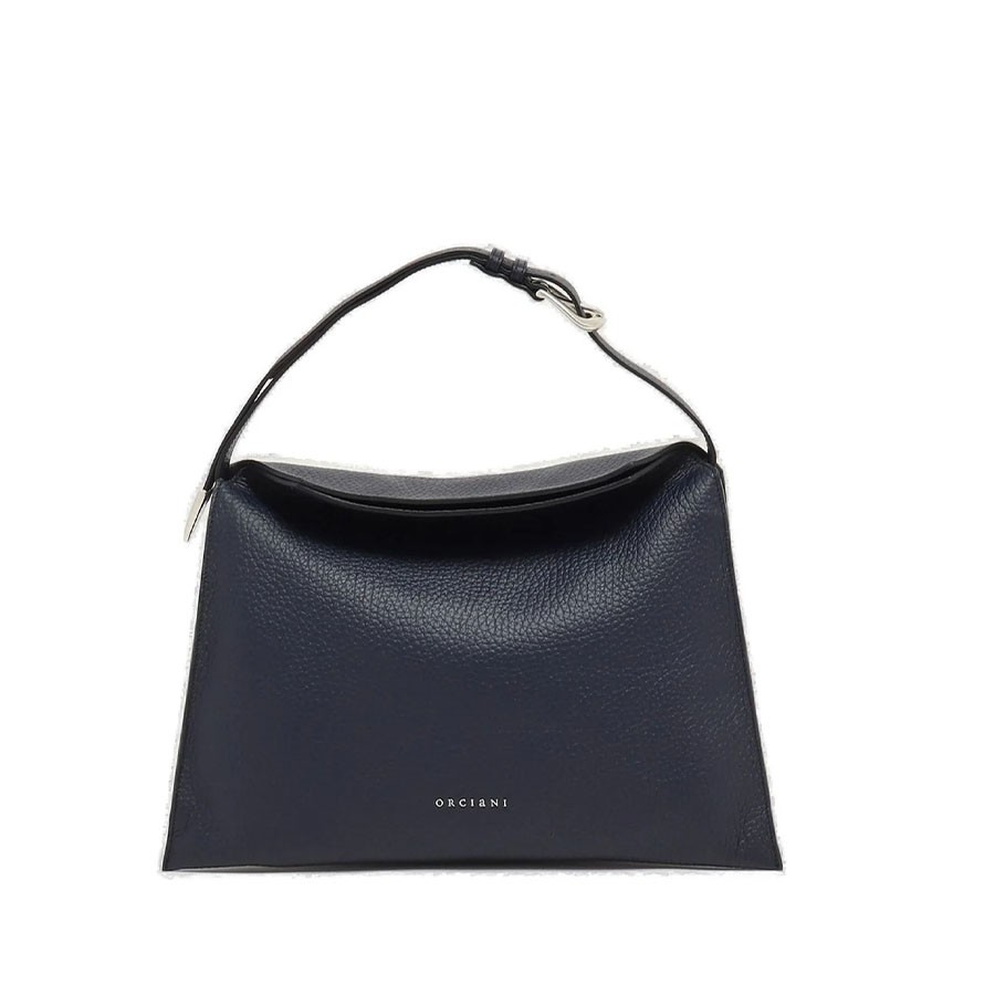 ORCIANI Borsa Trinity Soft Small a spalla in pelle martellata