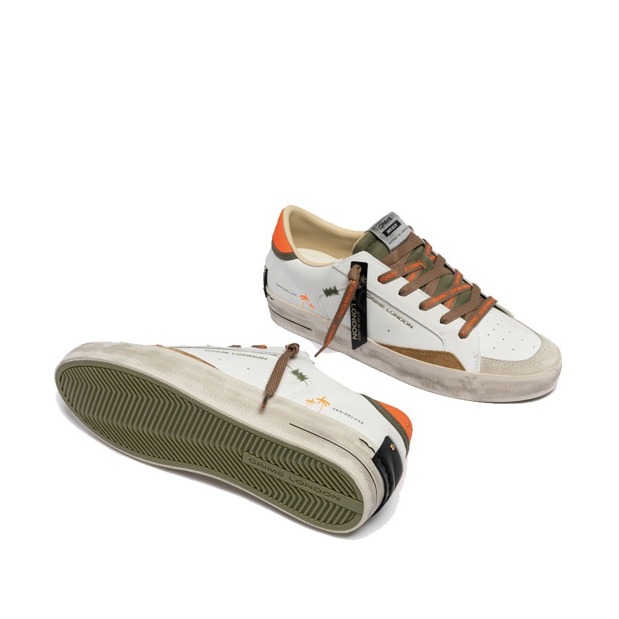 Crime London sneakers uomo  SK8 DELUXE AMBER TANGERINE