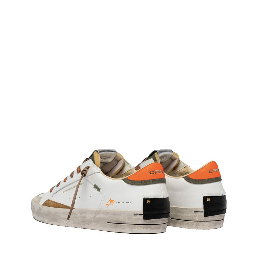 Crime London sneakers uomo  SK8 DELUXE AMBER TANGERINE