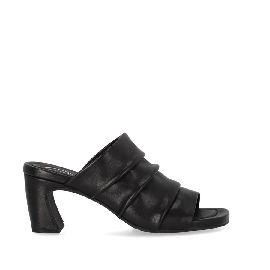 copy of ASH black leather basketred ENJI slingback