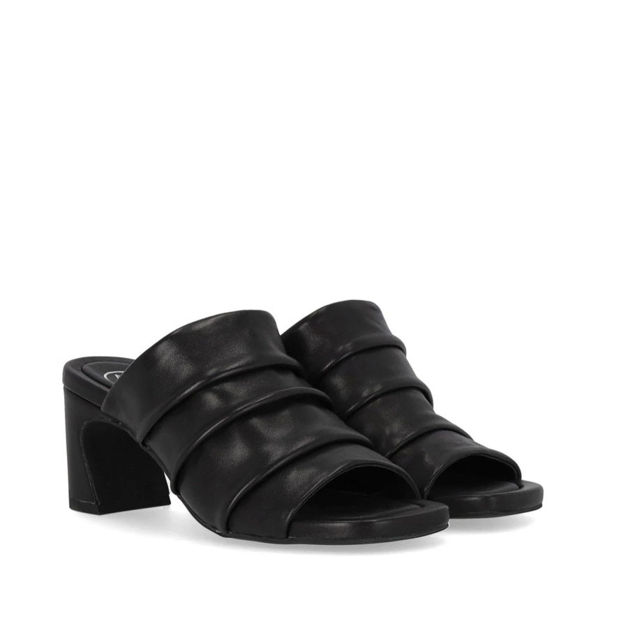 copy of ASH black leather basketred ENJI slingback