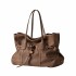Borbonese borsa shopping Privè Pelle Mud