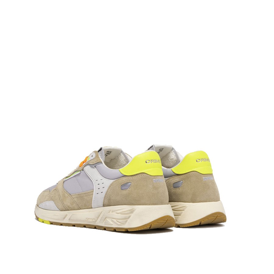 Crime London men's sneakers RUSH YELLOW OCHER