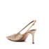 Roberto Festa Slingback Sunny in gold metalized leather