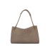 ORCIANI Venus Peach Midi shoulder bag in suede