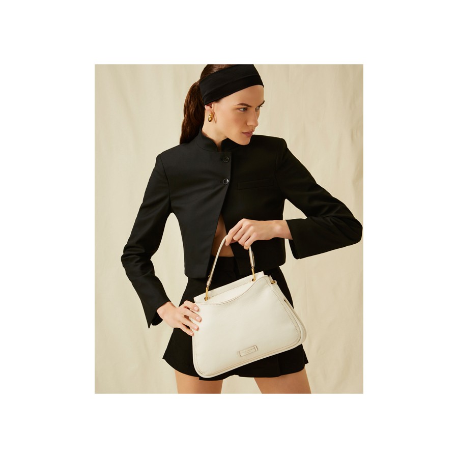 Gianni chiarini Borsa a mano con tracolla MAREA in pelle marble
