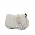 Gianni chiarini Borsa a spalla con tracolla HELENA ROUND in pelle silice