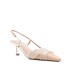 Roberto Festa slingback FALARA in tessuto e raffia beige